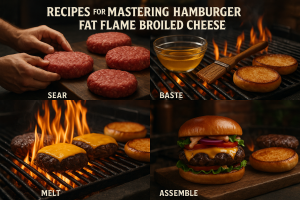 Hamburger-Fat-Flame-Broiled-Cheese