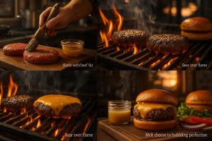 Hamburger-Fat-Flame-Broiled-Cheese